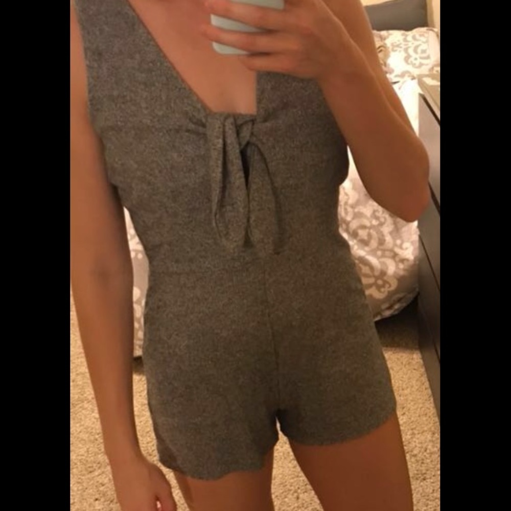 Kendall and Kylie grey romper